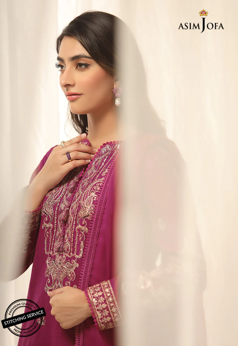 AJWE-19 EMBROIDERED SELF-JACQUARD 3 PCS - Image 7