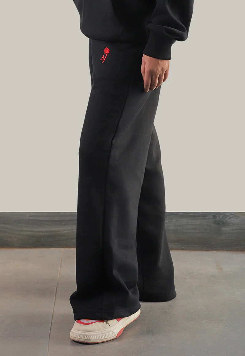 AJWEB-01 UNISEX BLACK SWEATPANTS 1 PC - Image 3