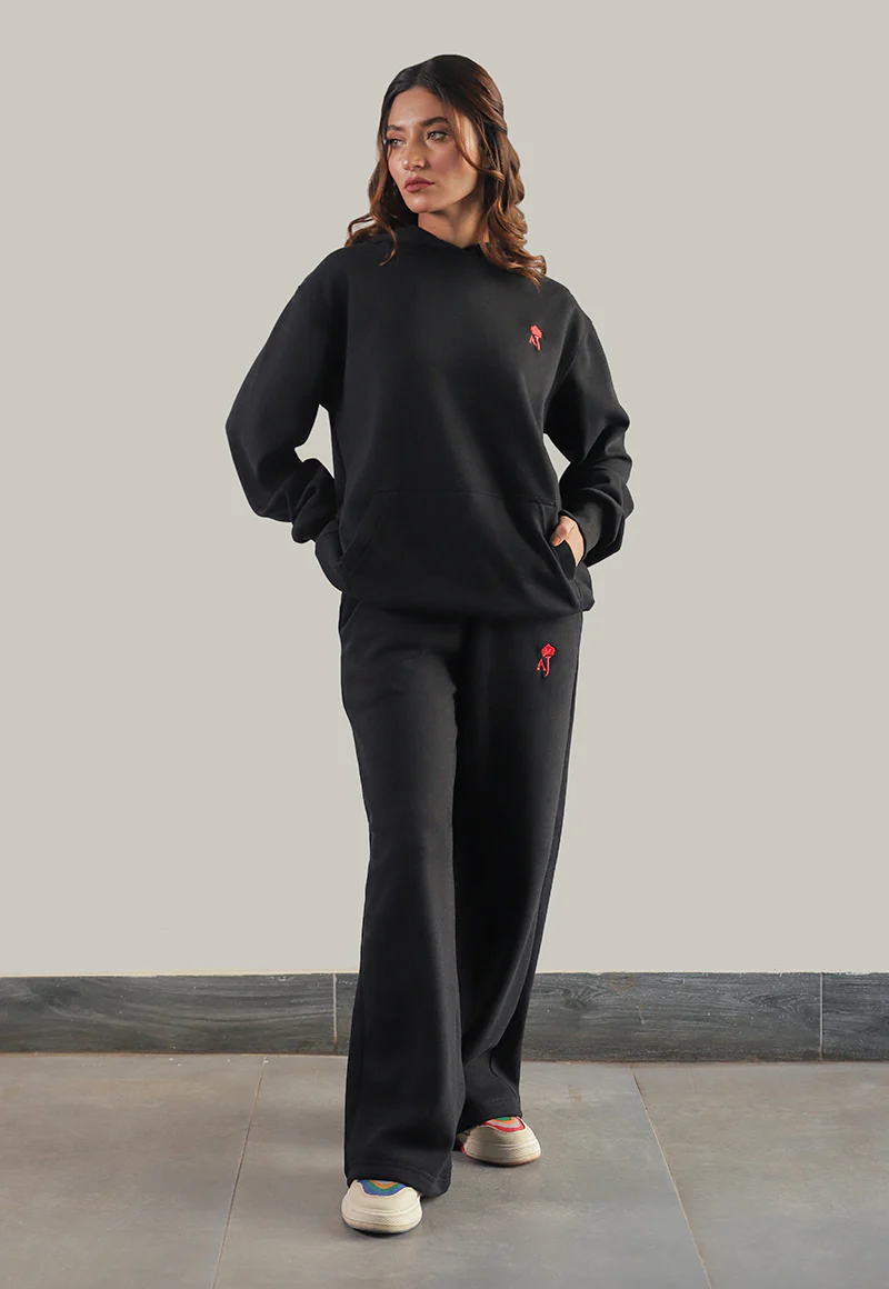 AJWEB-01 UNISEX BLACK SWEATPANTS 1 PC - Image 4