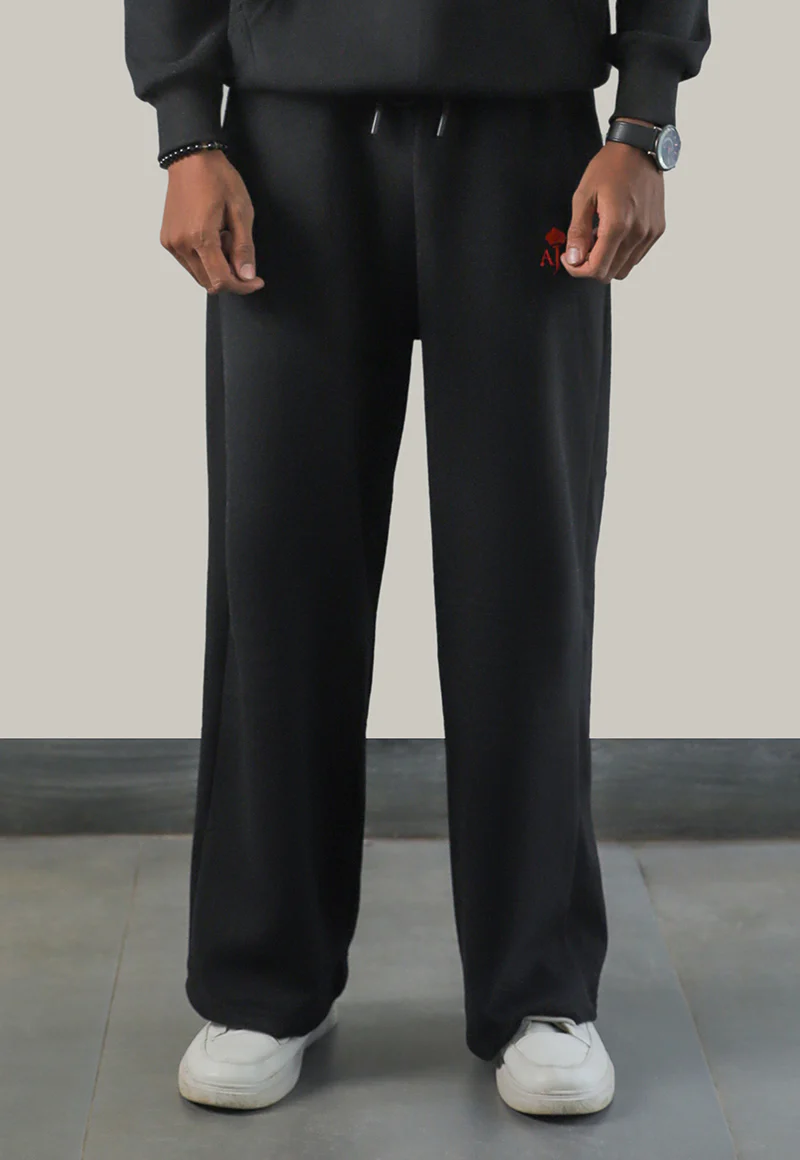 AJWEB-01 UNISEX BLACK SWEATPANTS 1 PC - Image 6