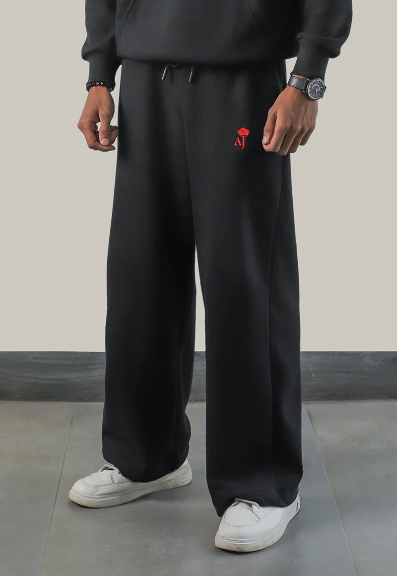 AJWEB-01 UNISEX BLACK SWEATPANTS 1 PC - Image 7