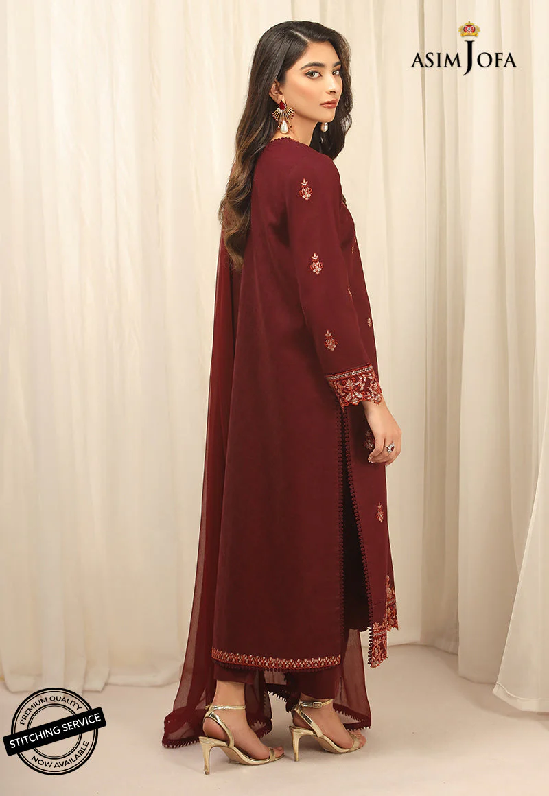 AJWED-14 EMBROIDERED SELF-JACQUARD STITCHED 3 PCS - Image 5