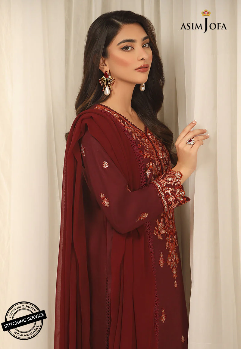 AJWED-14 EMBROIDERED SELF-JACQUARD STITCHED 3 PCS - Image 7