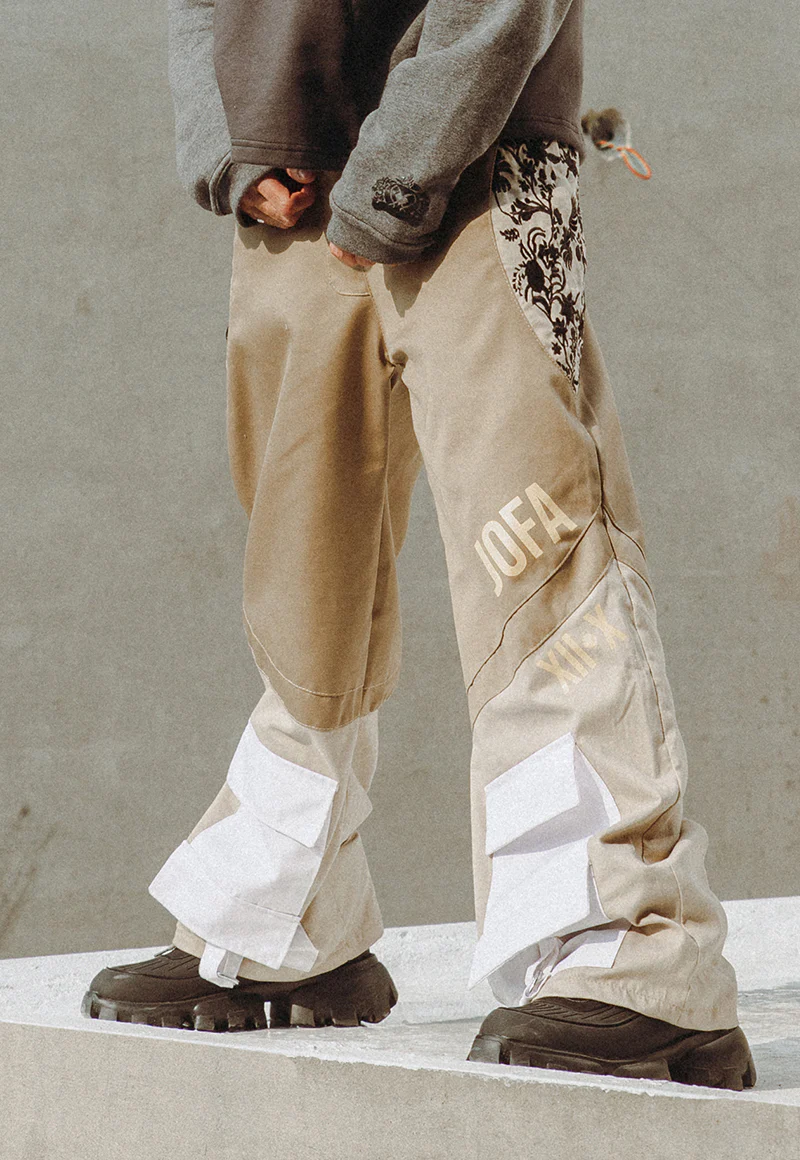 AJWPB-06 UNISEX COTTON TWILL WIDE LEG PANTS 1 PC - Image 8