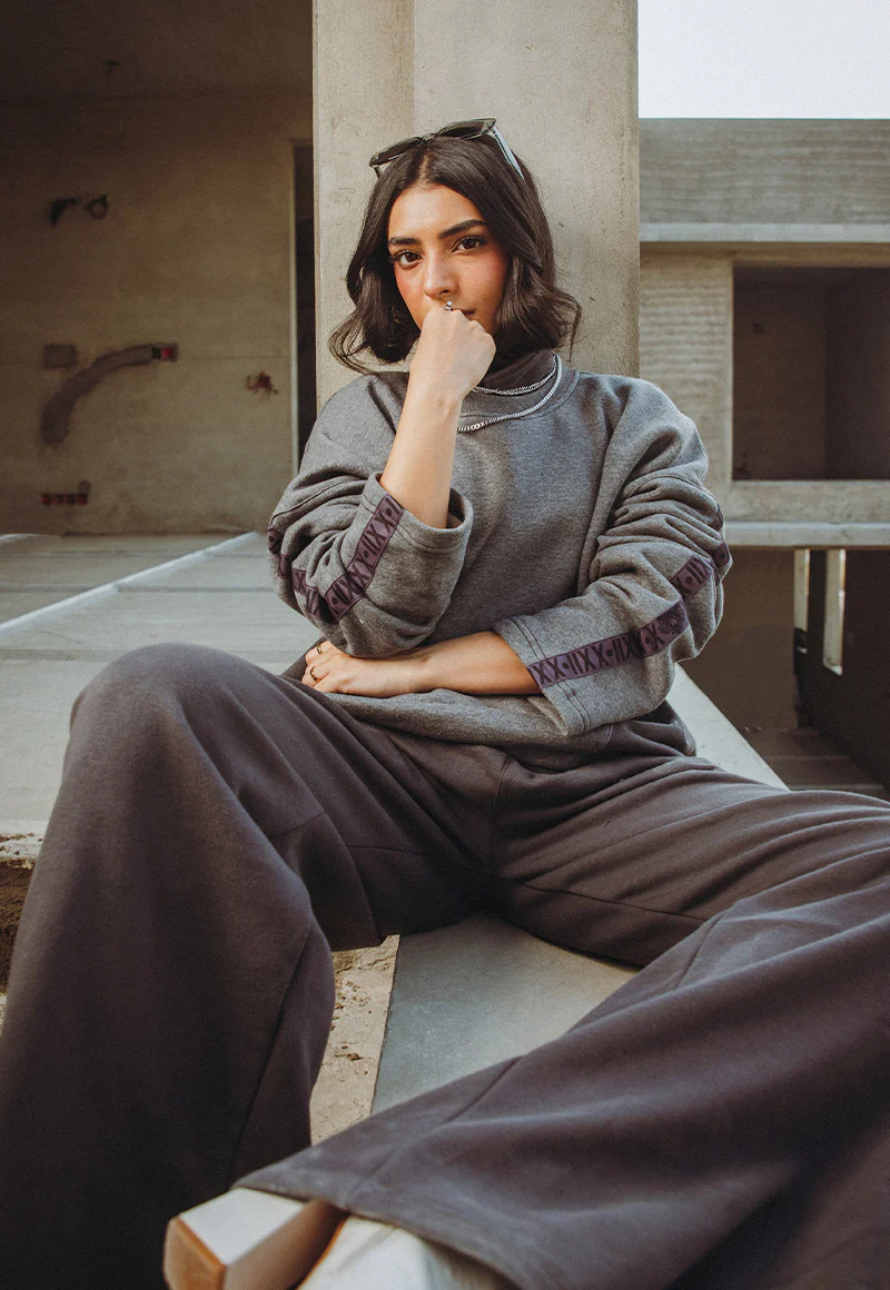 AJWPT-01 UNISEX COLLARED SWEATSHIRT 1 PC - Image 15