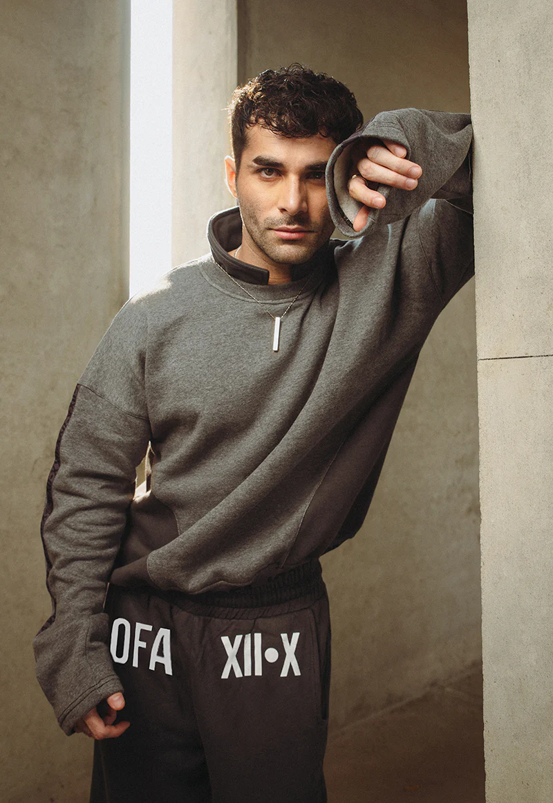 AJWPT-01 UNISEX COLLARED SWEATSHIRT 1 PC - Image 4