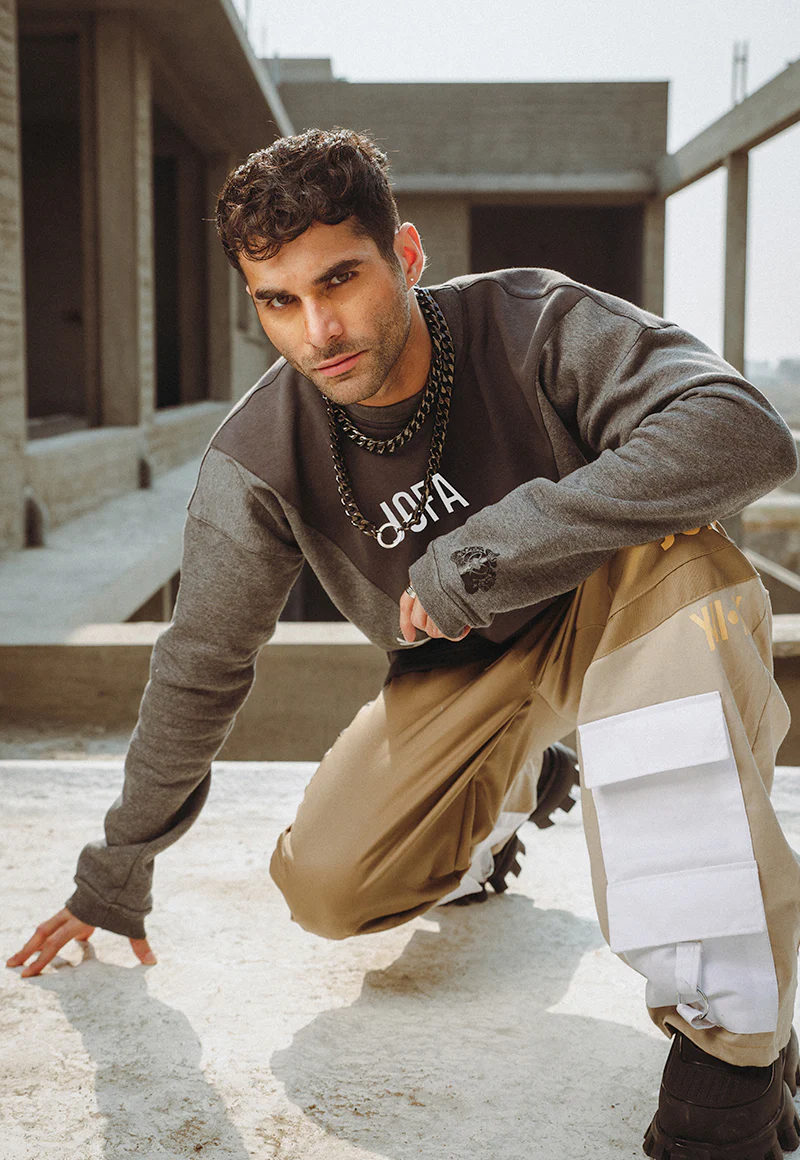 AJWPT-02 UNISEX PANELED SWEATSHIRT 1 PC - Image 3