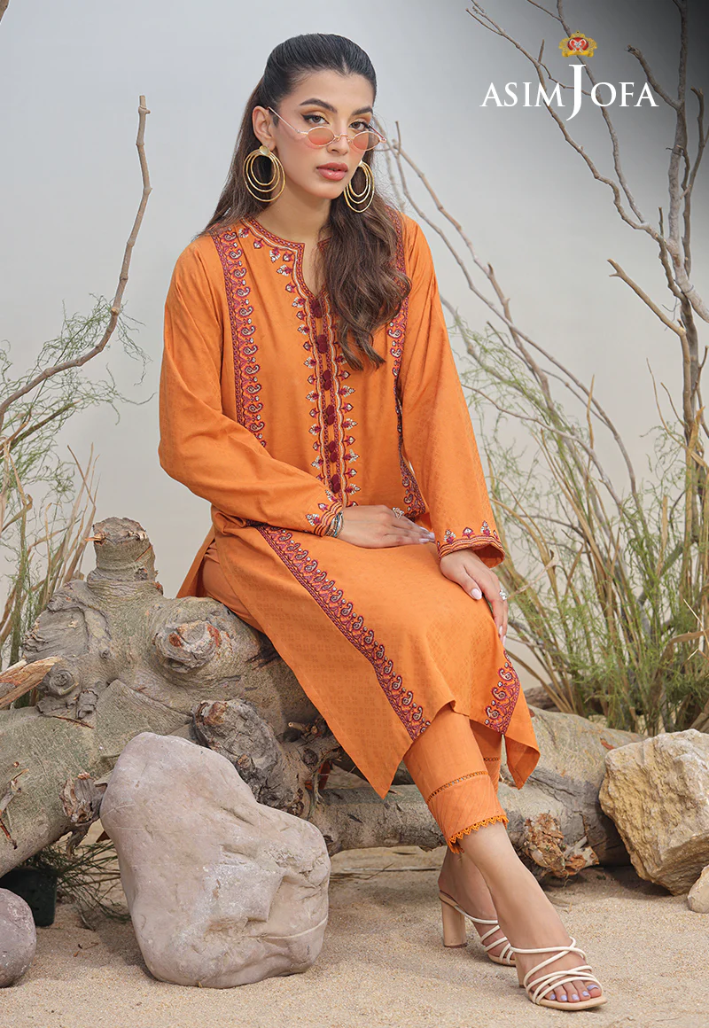AJWS-02 (1-PC) EMBROIDERED SELF JACQUARD 1 PC - Image 8
