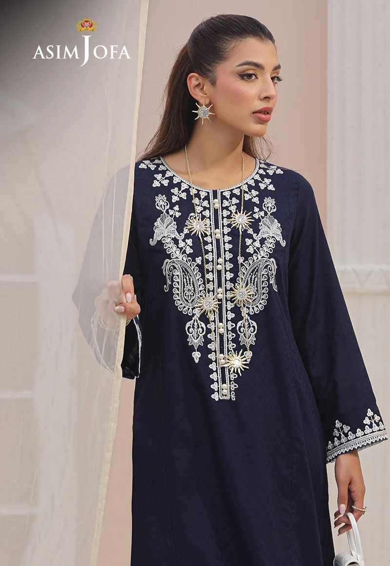 AJWS-04 (1-PC) EMBROIDERED SELF JACQUARD 1 PC - Image 5