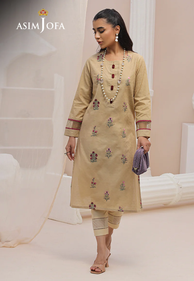 AJWS-09 (1-PC) EMBROIDERED SELF JACQUARD 1 PC - Image 5