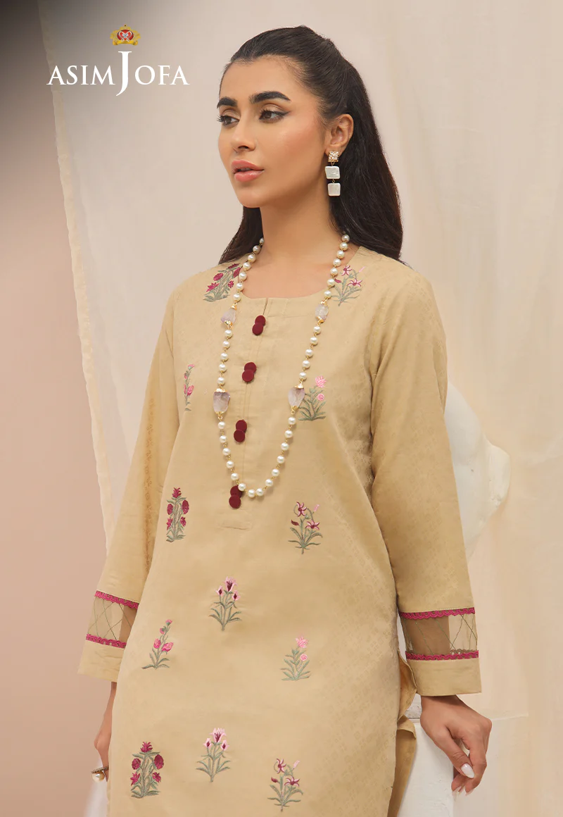 AJWS-09 (1-PC) EMBROIDERED SELF JACQUARD 1 PC - Image 6