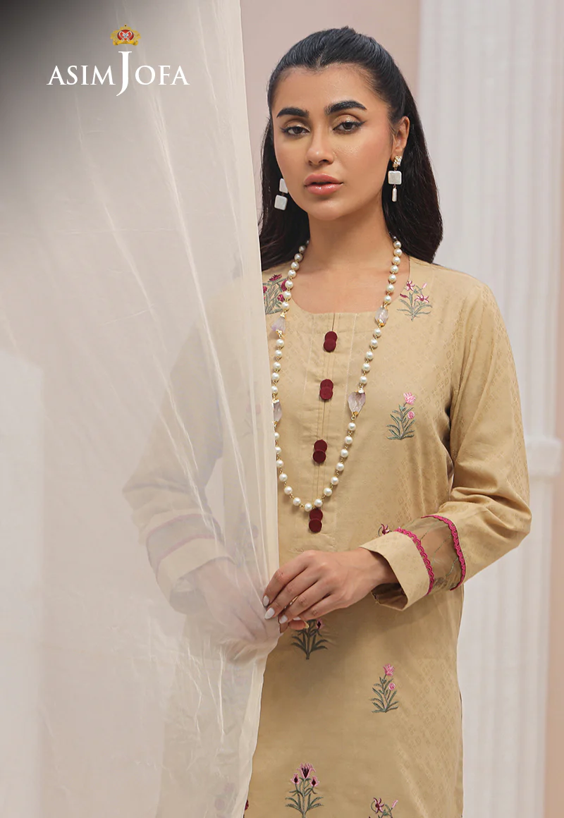 AJWS-09 (1-PC) EMBROIDERED SELF JACQUARD 1 PC - Image 8