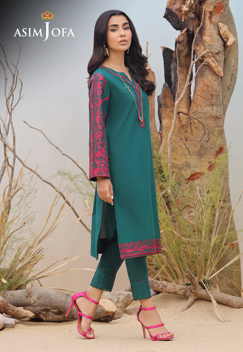 AJWS-10 (1-PC) EMBROIDERED SELF JACQUARD 1 PC - Image 3