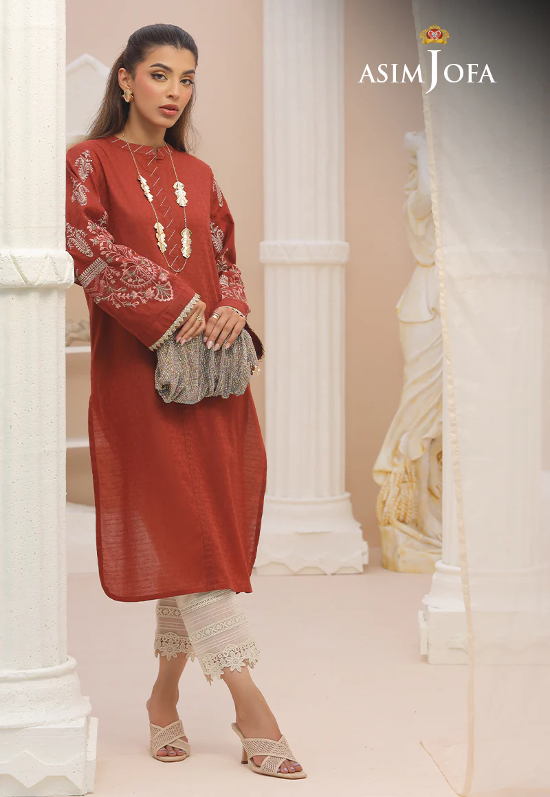 AJWS-13 (1-PC) EMBROIDERED SELF-JACQUARD 1 PC - Image 2
