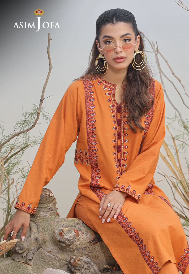 AJWSD-02 (1D-PC) EMBROIDERED SELF JACQUARD 1 PC - Image 3