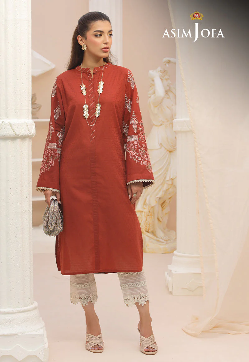 AJWSD-13 (1-PC) EMBROIDERED SELF-JACQUARD STITCHED 1 PC