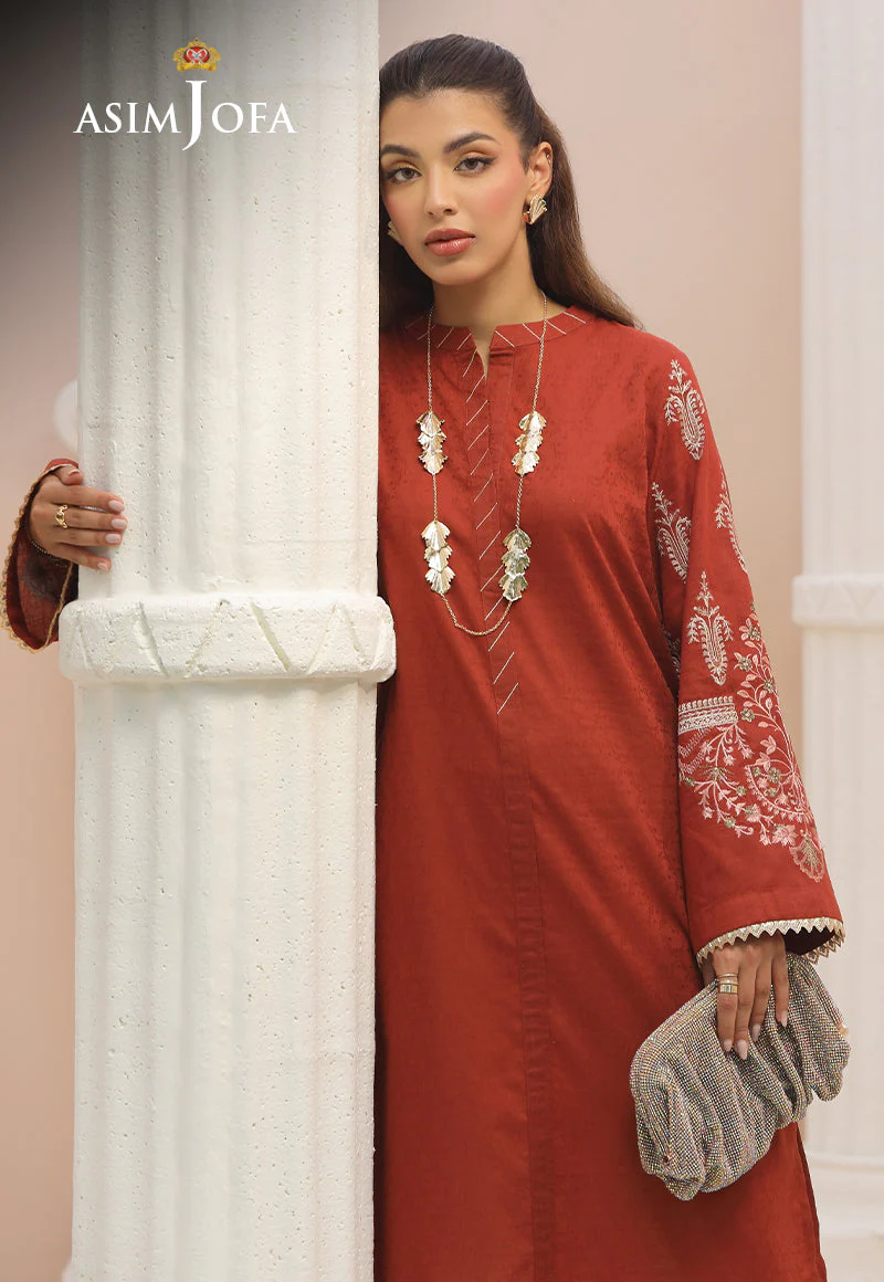 AJWSD-13 (1-PC) EMBROIDERED SELF-JACQUARD STITCHED 1 PC - Image 3