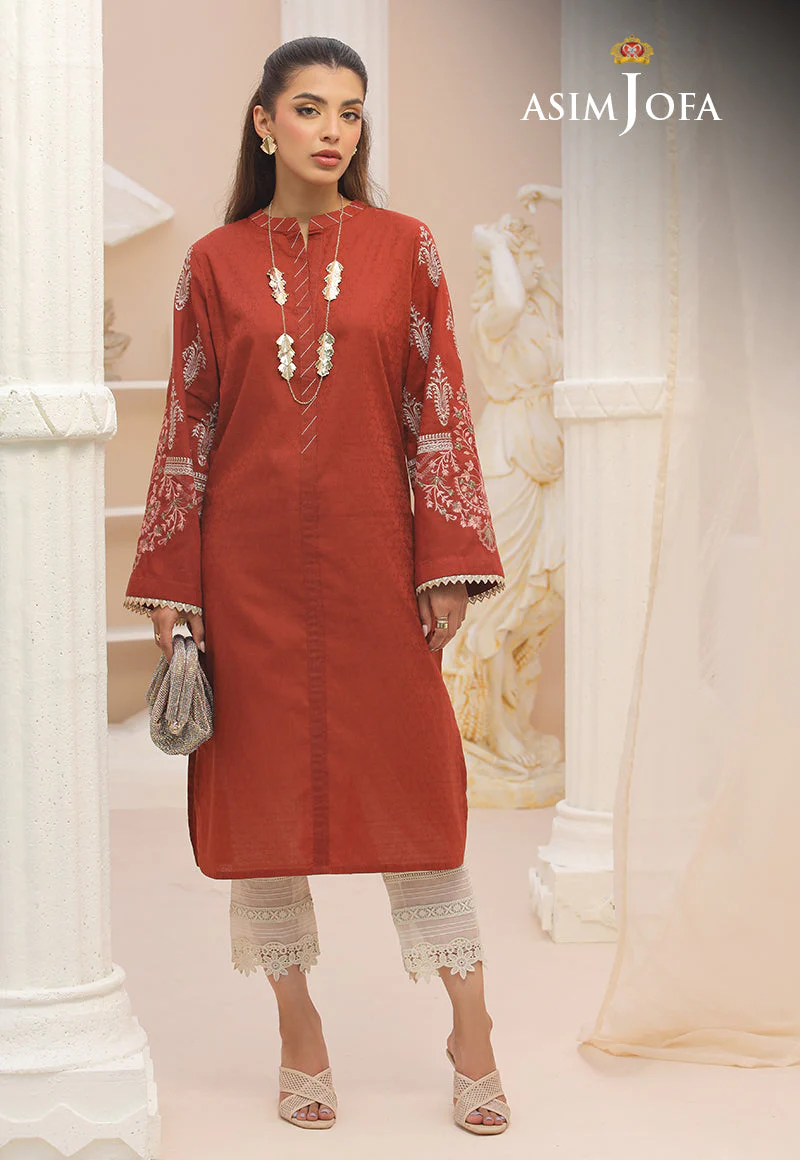 AJWSD-13 (1-PC) EMBROIDERED SELF-JACQUARD STITCHED 1 PC - Image 5