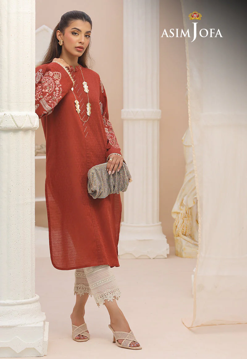 AJWSD-13 (1-PC) EMBROIDERED SELF-JACQUARD STITCHED 1 PC - Image 6