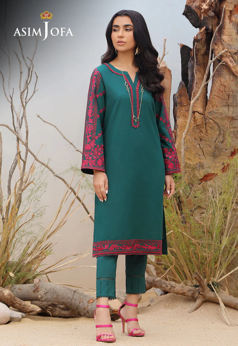 AJWSD-10 (1-PC) EMBROIDERED SELF JACQUARD STITCHED 1 PC - Image 5