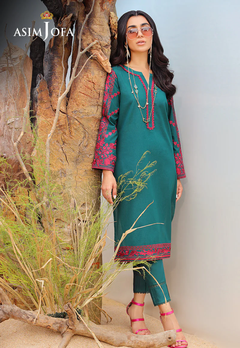 AJWSD-10 (1-PC) EMBROIDERED SELF JACQUARD STITCHED 1 PC - Image 6