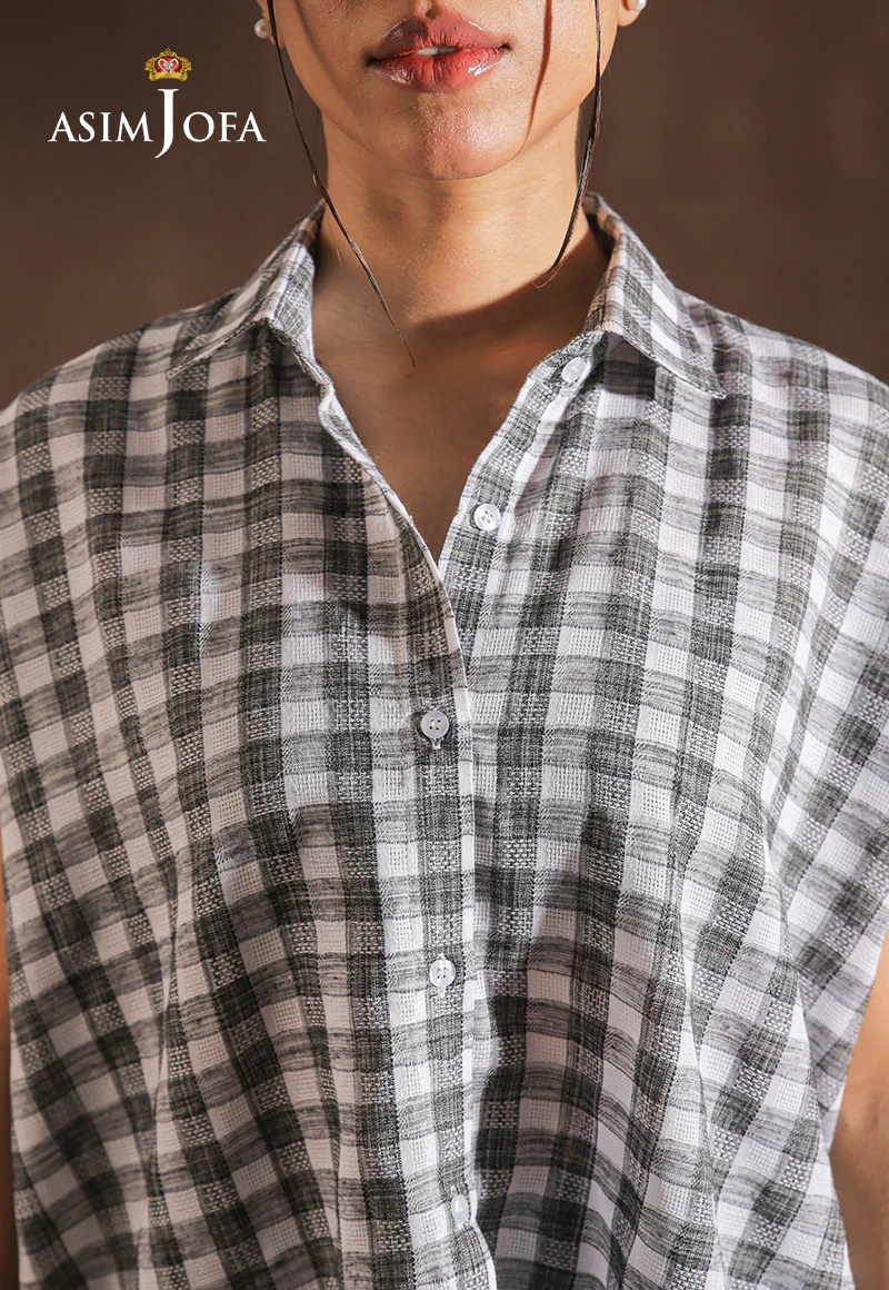 AJWWT-02 WOVEN CHECK SHIRT 1 PC - Image 7