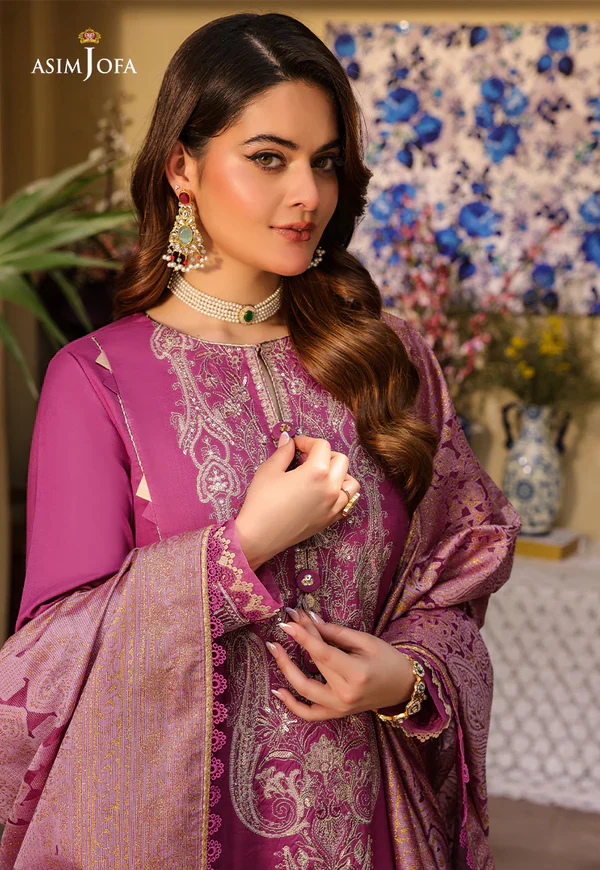 AJZB-07 EMBROIDERED CAMBRIC 3 PCS - Image 5