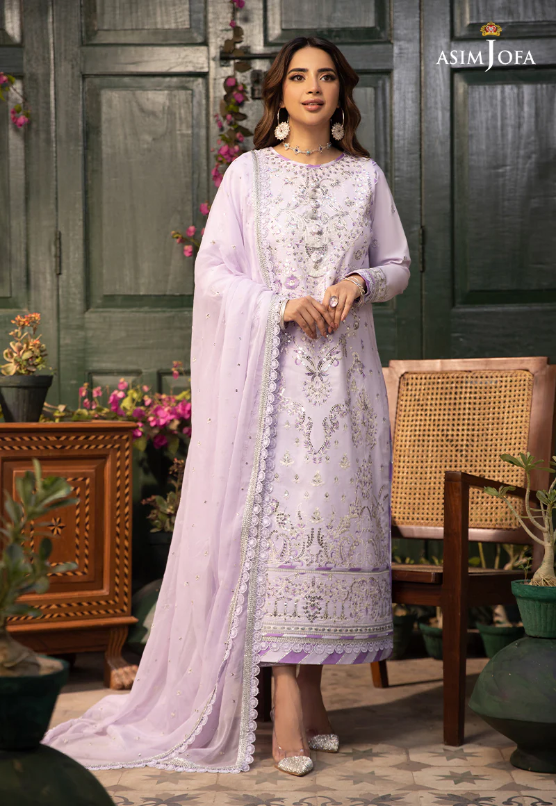 AJZB-08 EMBROIDERED CAMBRIC 3 PCS - Image 3