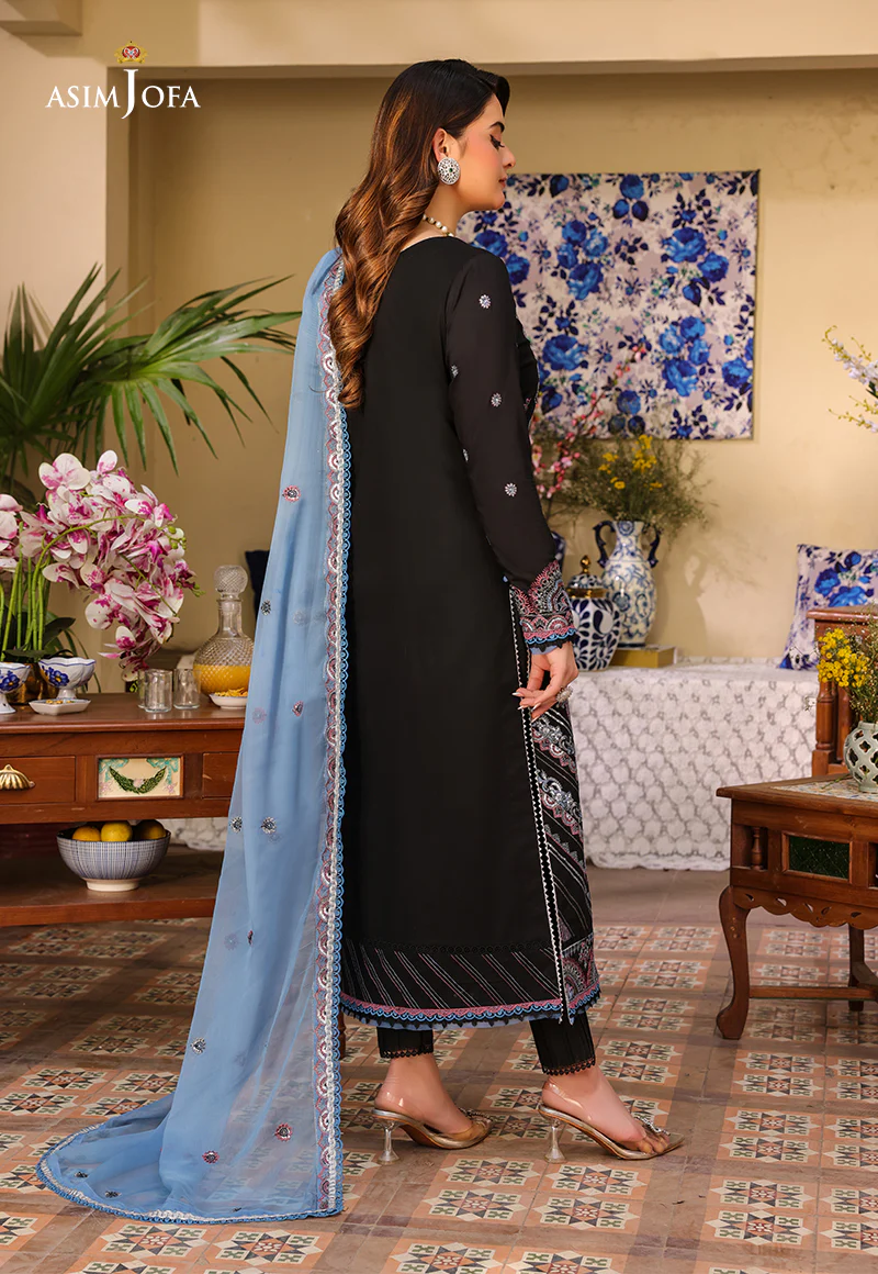 AJZB-09 EMBROIDERED CAMBRIC 3 PCS - Image 2