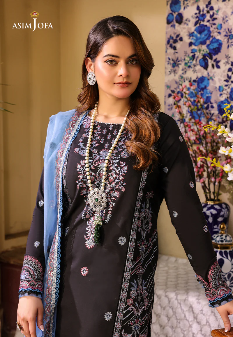 AJZB-09 EMBROIDERED CAMBRIC 3 PCS - Image 6