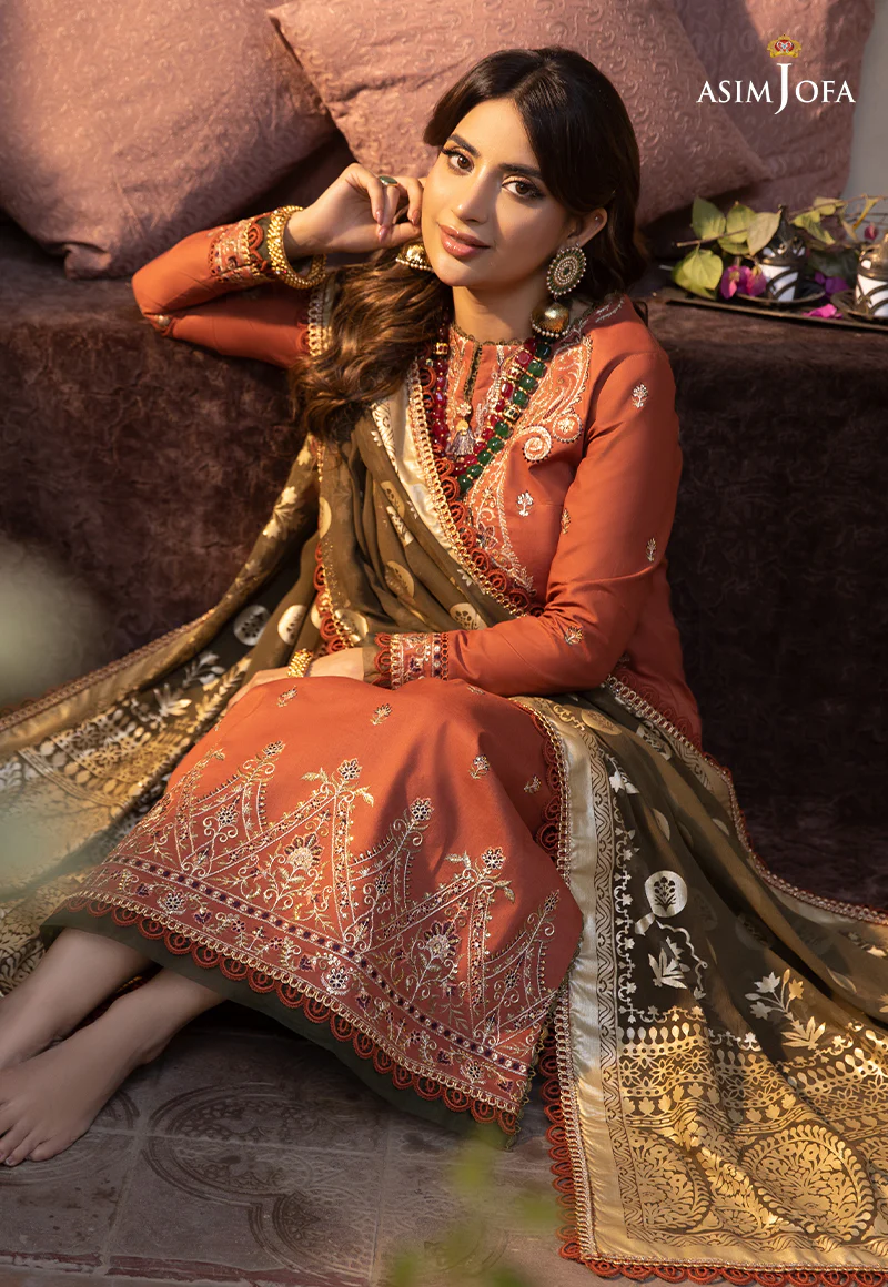 AJZB-14 EMBROIDERED CAMBRIC 3 PCS - Image 3
