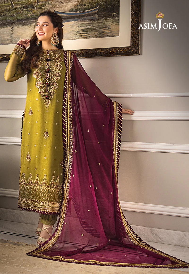 AJZS-06 EMBROIDERED CHIFFON 3 PCS - Image 8