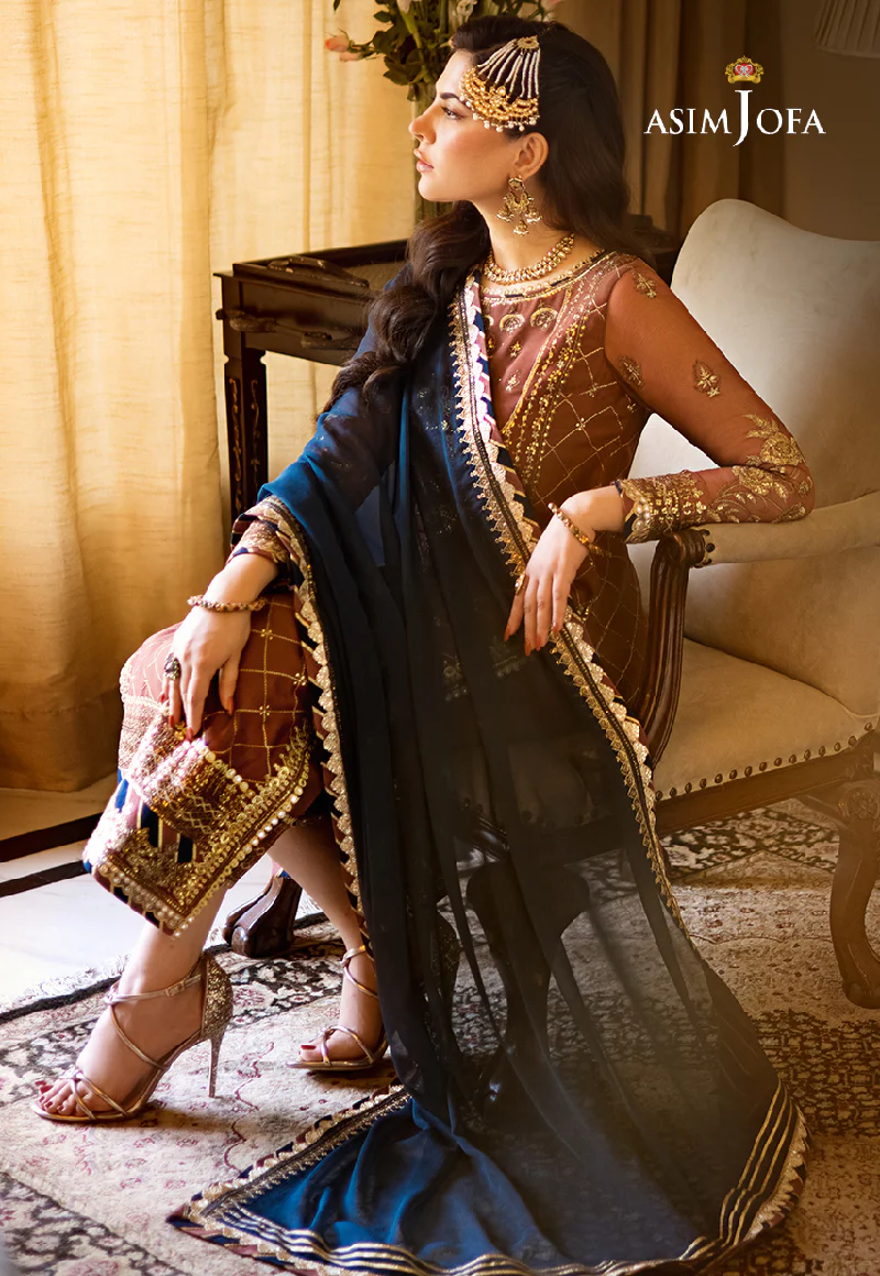 AJZS-29 EMBROIDERED CHIFFON 3 PCS - Image 4